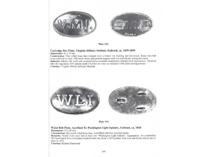 American Military Belt Plates - 1st Edition - Signed by Both Authors