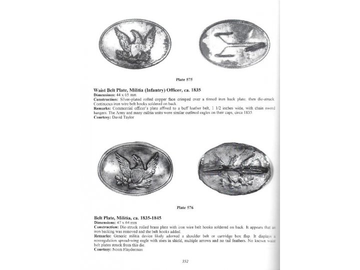 American Military Belt Plates - 1st Edition - Signed by Both Authors