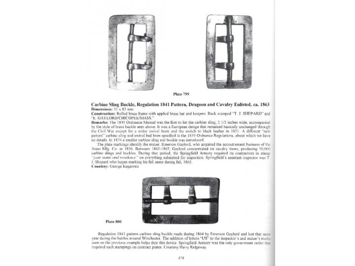 American Military Belt Plates 