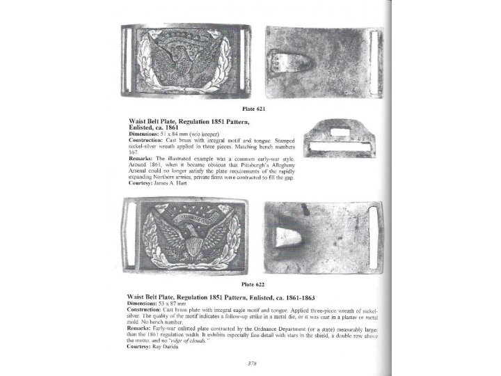 American Military Belt Plates - 1st Edition - Signed by Both Authors