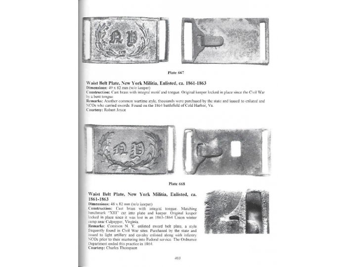 American Military Belt Plates - 1st Edition - Signed by Both Authors