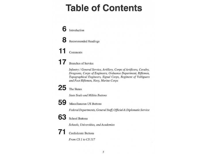 Civil War Collector's Guide to Albert's Button Book